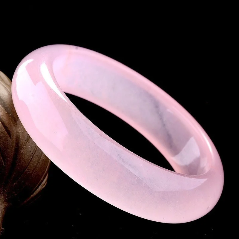 Genuine Natural Pink Jade Bang - Men Accessories Style recension och pris