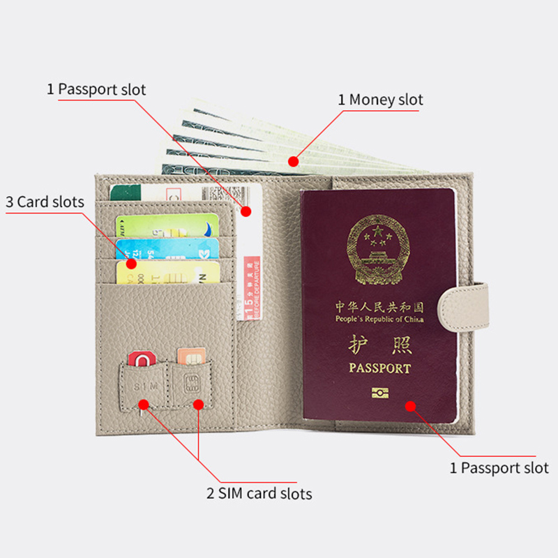 Genuine Cow Leather Passport H - Men'S Accessories On Sale recension och pris