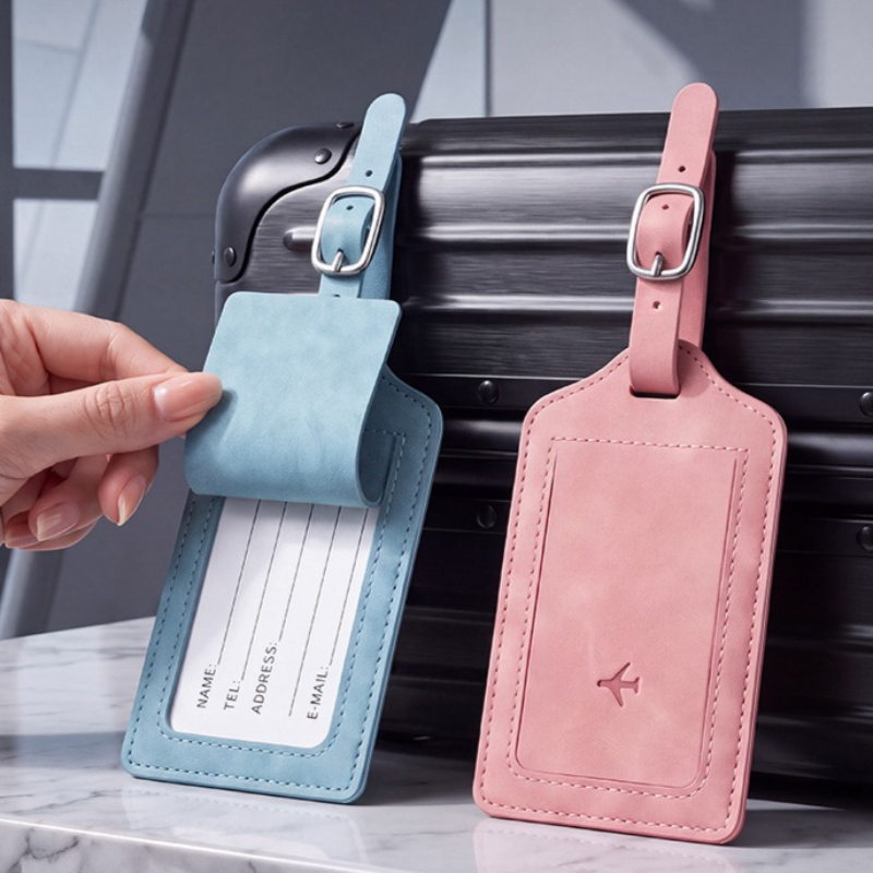 1PC PU Leather Luggage Tag Wom - Men'S Accessories Travel Bag recension och pris