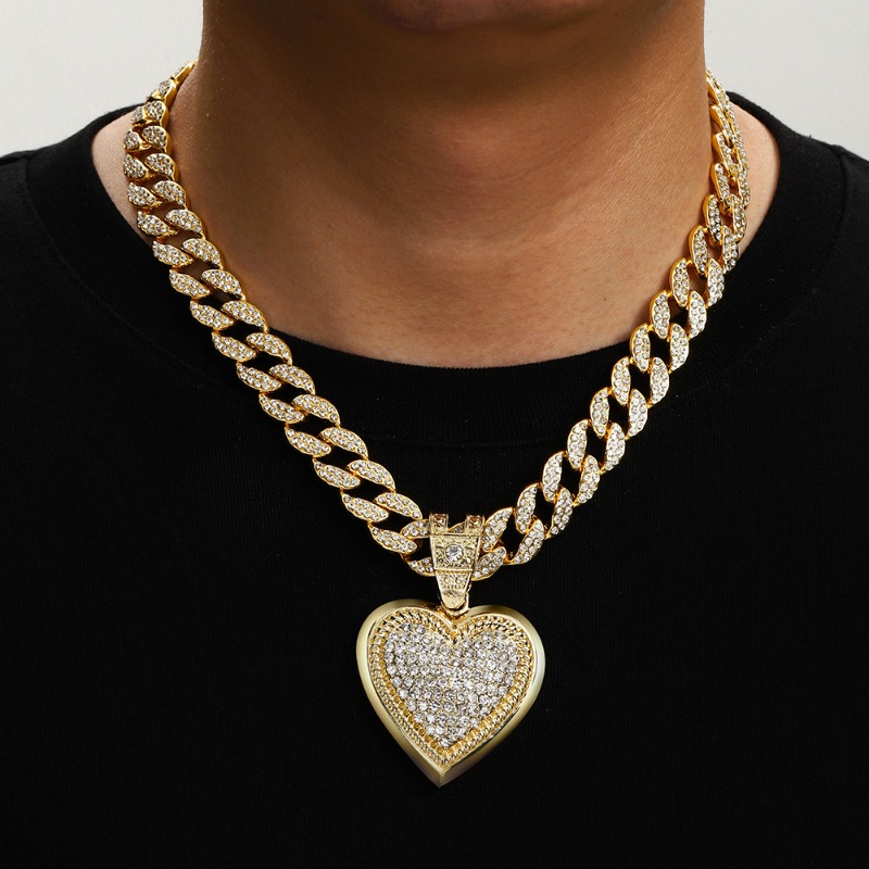 Trendy Minimalist Heart Pendan - Men'S Accessories Instagram recension och pris