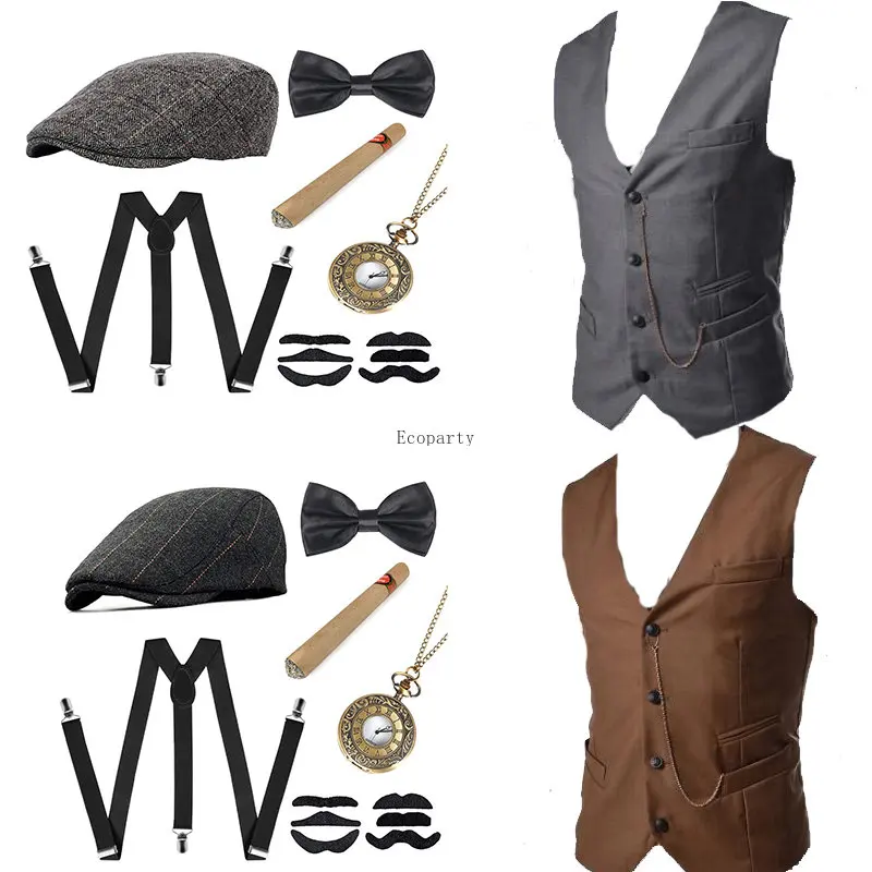 Men's Gangster Costume And Acc - Men'S Accessories In The 1920S recension och pris