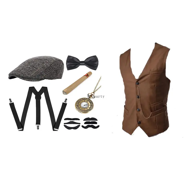 Men's Gangster Costume And Acc - Men'S Accessories In The 1920S recension och pris