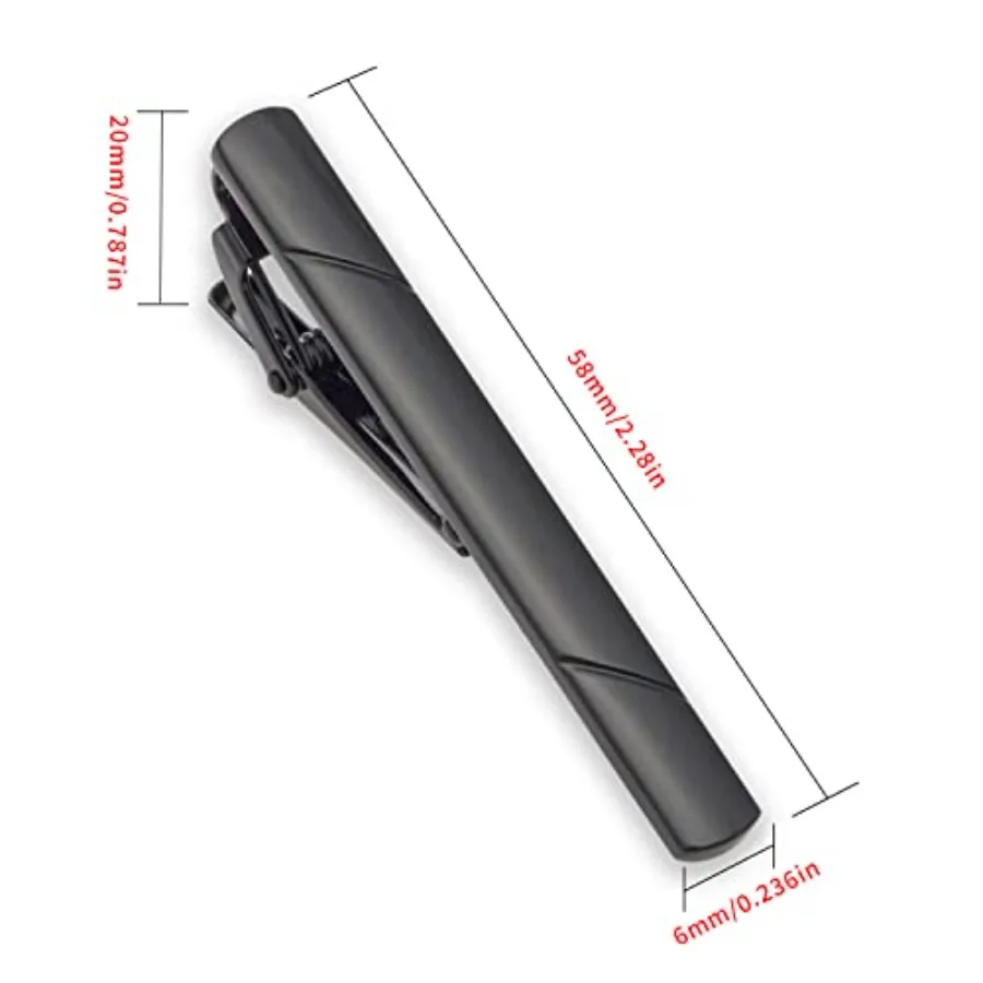4Pcs Tie Clips For Men Tie Bar - Men Accessories Box recension och pris