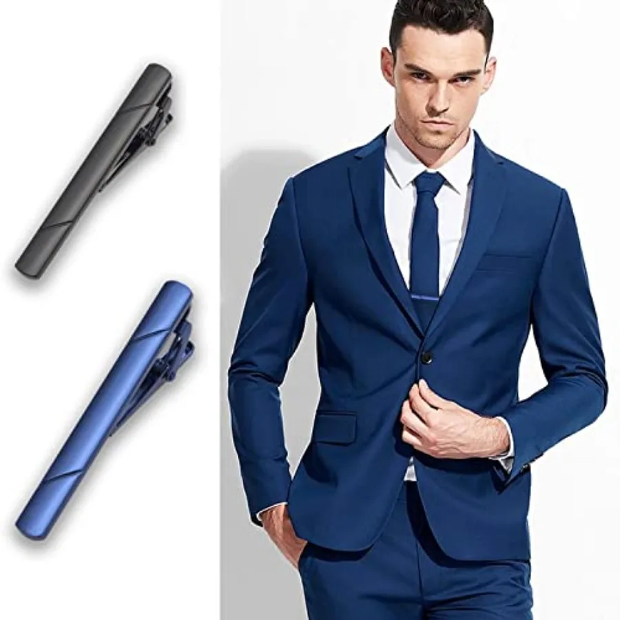 4Pcs Tie Clips For Men Tie Bar - Men Accessories Box recension och pris