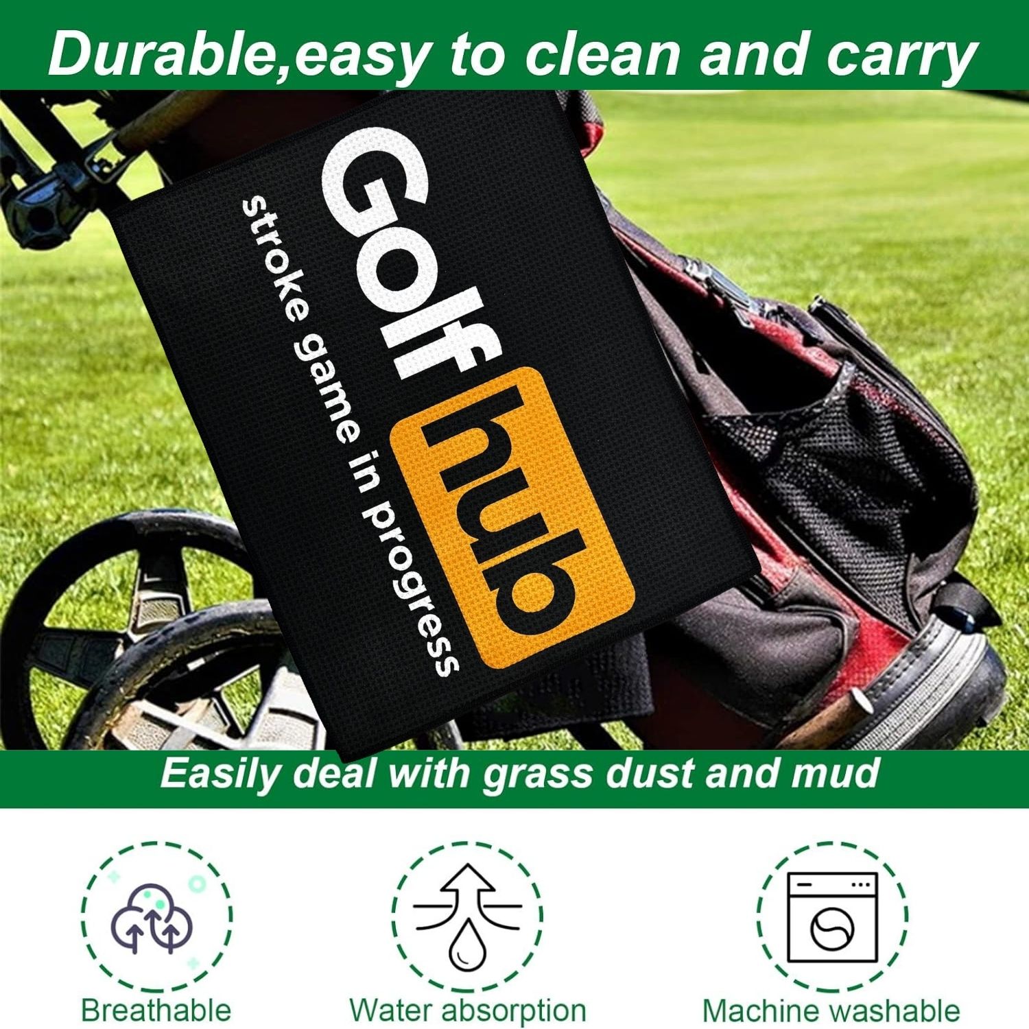 Funny Microfiber Premium Golf  - Men'S Accessories Premium recension och pris