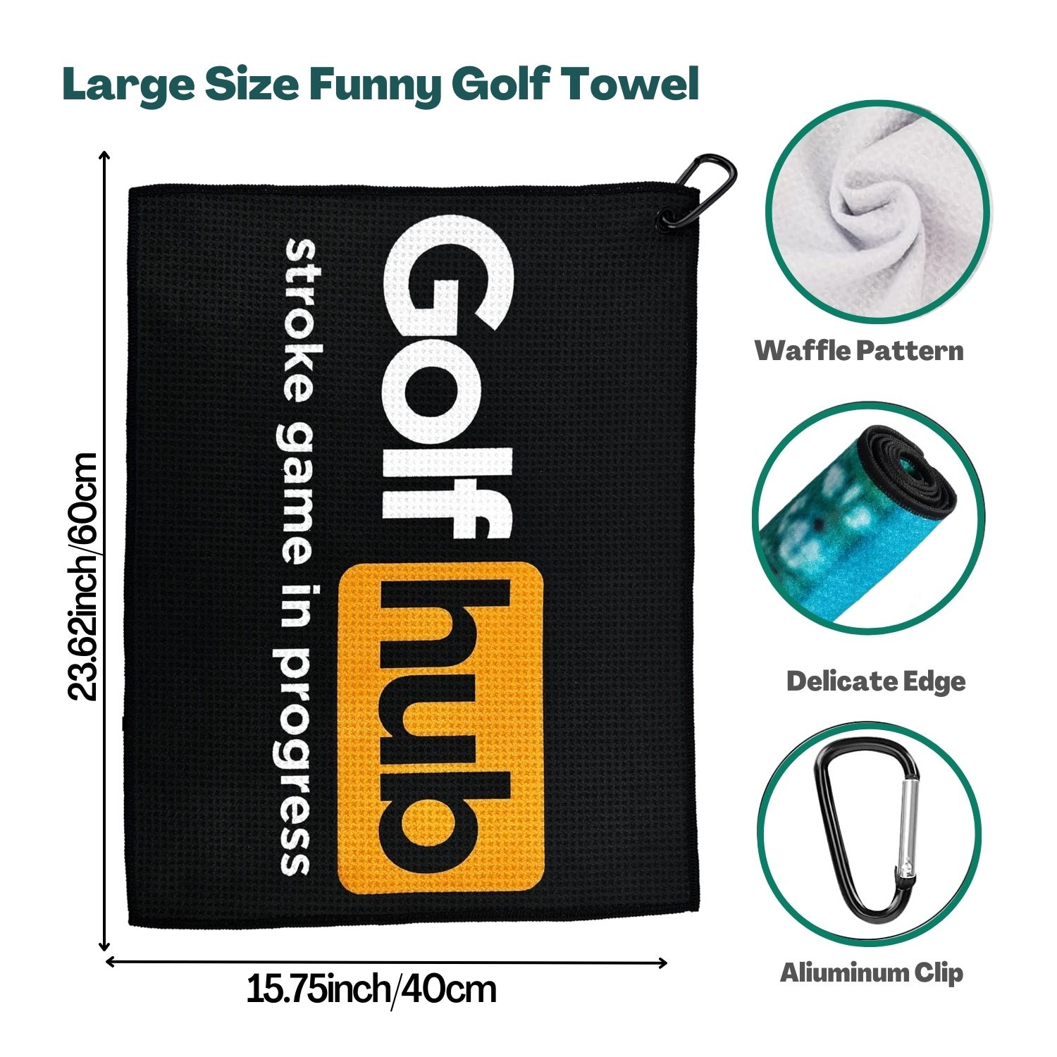 Funny Microfiber Premium Golf  - Men'S Accessories Premium recension och pris