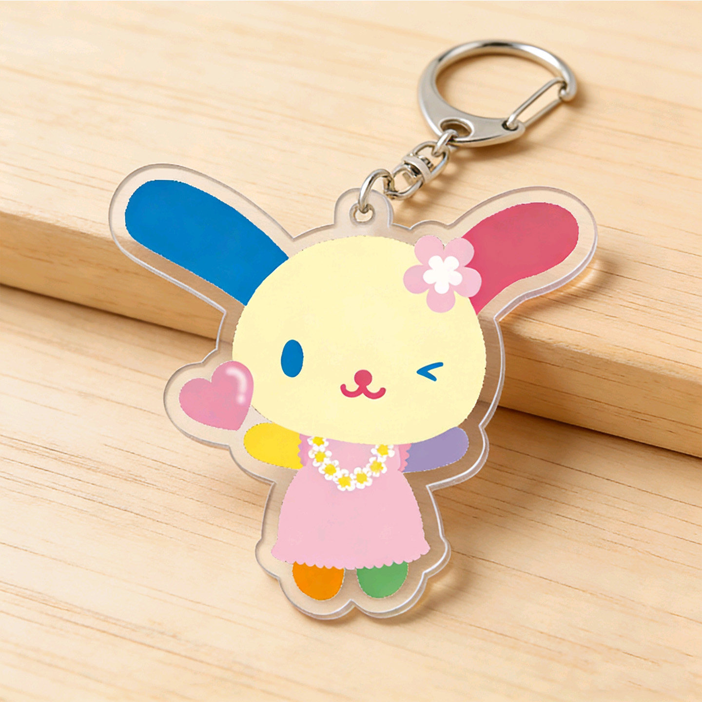 Cute Cinnamoroll Flower Acryli - Men Keychain Accessories recension och pris