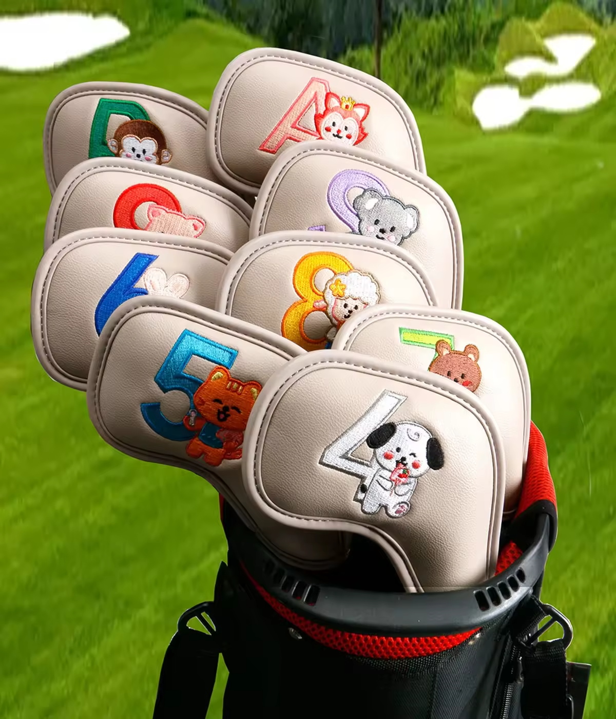 9Pcs Cute Cartoon Animal Golf  - Men Accessories Style recension och pris