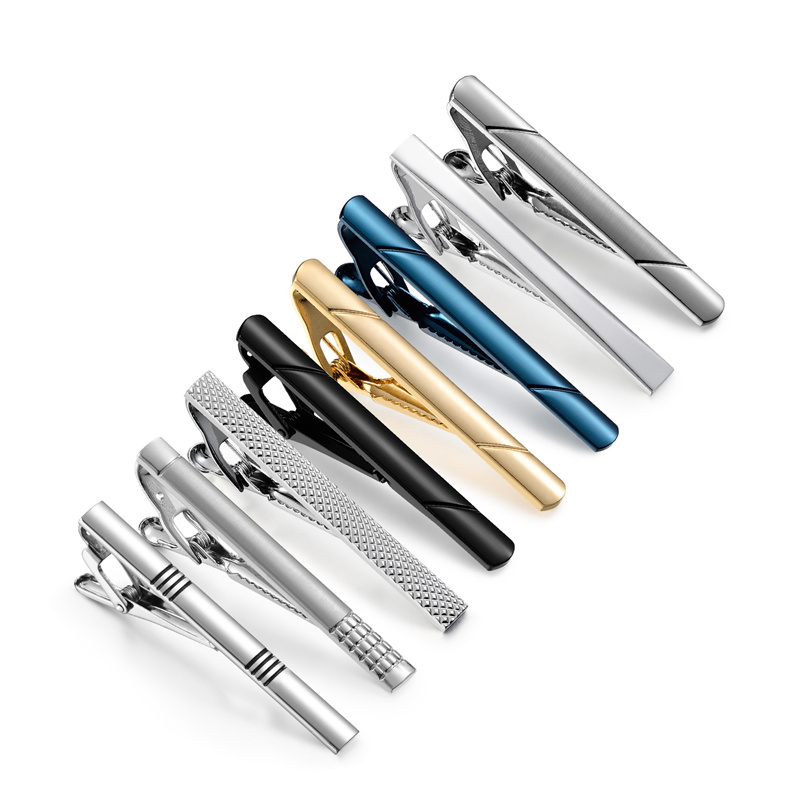 7/8/10 PCS Tie Clip Set With G - Cufflink Box Set recension och pris