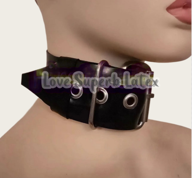 0.4mm Sexy Latex Neck Choker R - Men Accessories Chain recension och pris