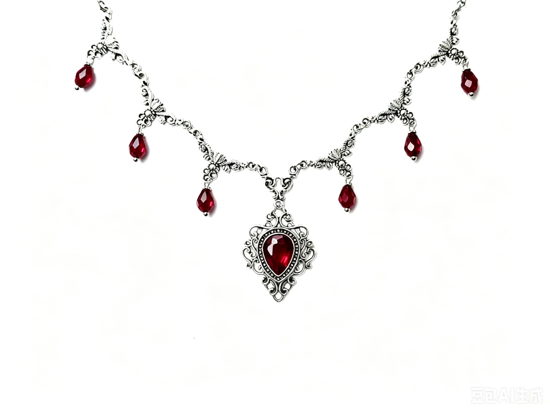 Victoria Embroidered Choker,Go - Men'S Vampire Accessories recension och pris