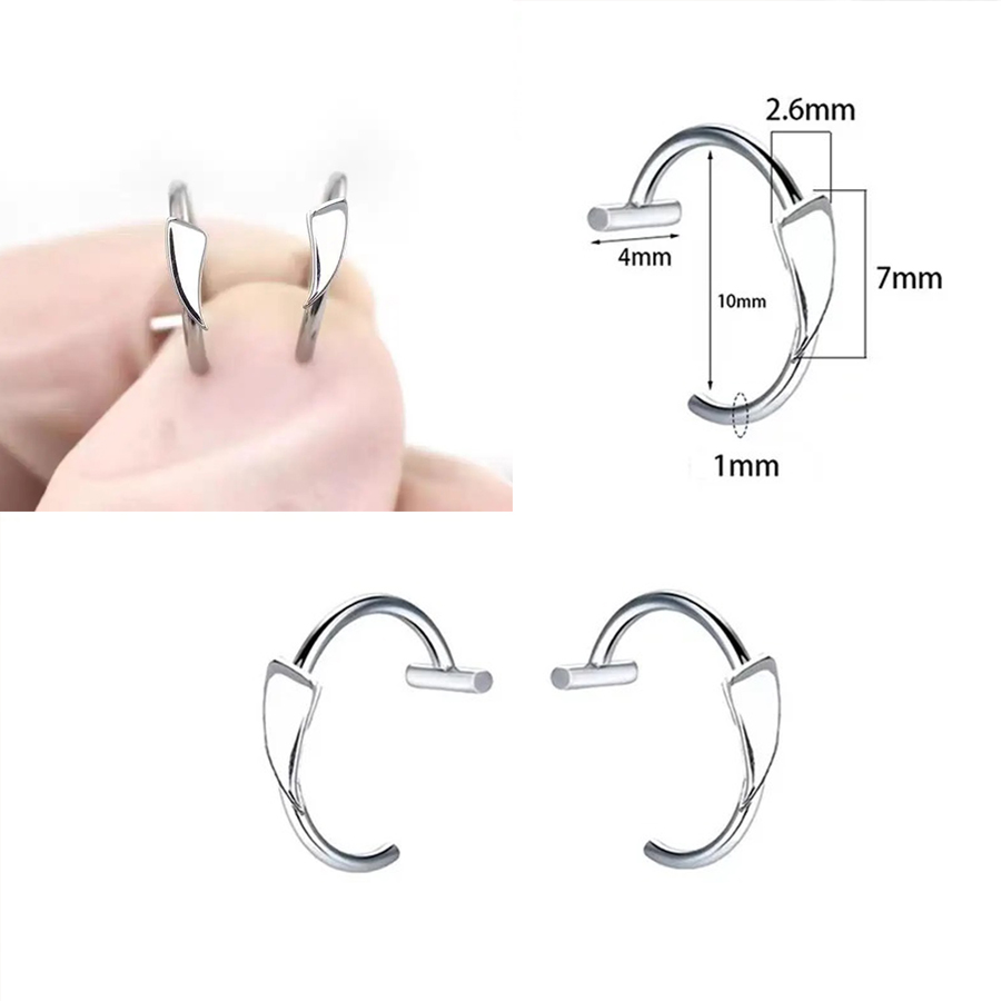 6pcs Stainless Steel Fake Lip  - Men'S Vampire Accessories recension och pris